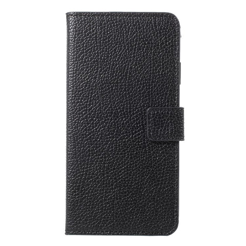 Litchi Skin Wallet Leather Stand Case for iPhone XR 6.1 inch