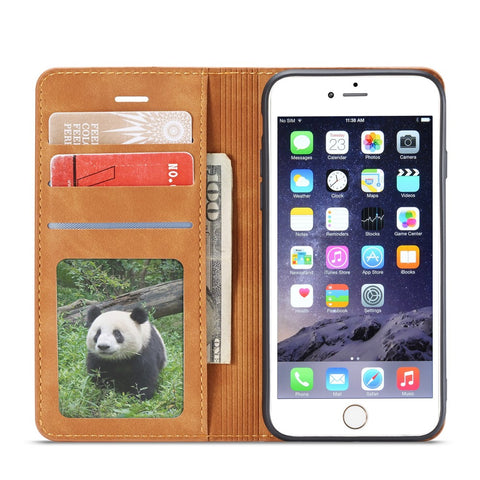 FORWENW Fantasy Series Silky Touch Leather Wallet Case for iPhone 6s Plus / 6 Plus