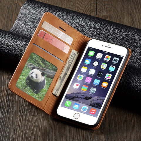 FORWENW Fantasy Series Silky Touch Leather Wallet Case for iPhone 6s Plus / 6 Plus