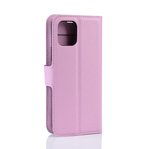 Litchi Skin Wallet Leather Stand Case for iPhone 11 Pro 5.8 inch (2019)
