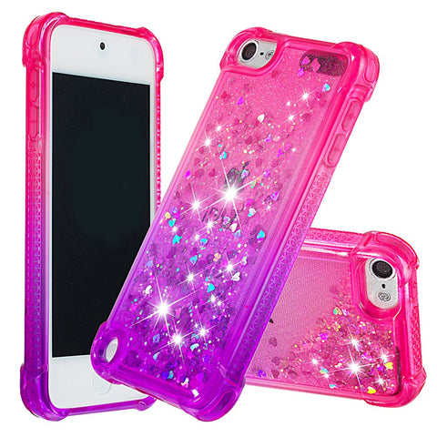 Gradient Glitter Powder Quicksand TPU Case for iPod Touch (2019) / Touch 6 / Touch 5