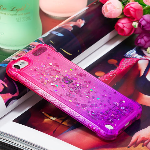 Gradient Glitter Powder Quicksand TPU Case for iPod Touch (2019) / Touch 6 / Touch 5