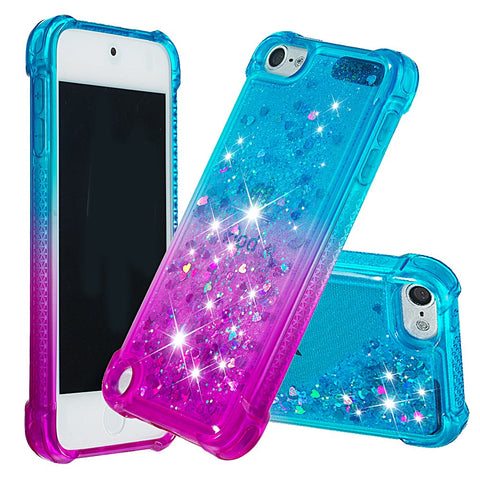 Gradient Glitter Powder Quicksand TPU Case for iPod Touch (2019) / Touch 6 / Touch 5