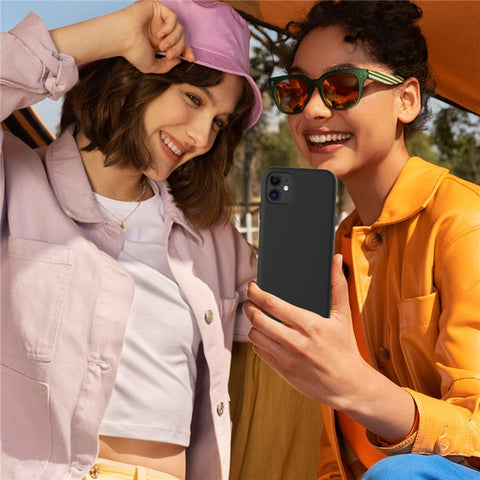 Anti-scratch Soft Liquid Silicone Phone Shell Mobile Phone Bag Case for iPhone 11 6.1 inch (2019)