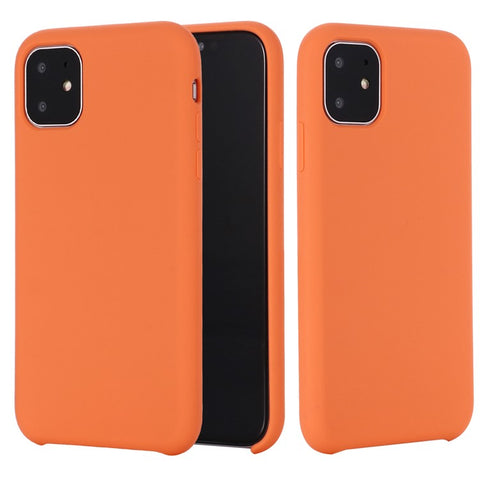 Anti-scratch Soft Liquid Silicone Phone Shell Mobile Phone Bag Case for iPhone 11 6.1 inch (2019)