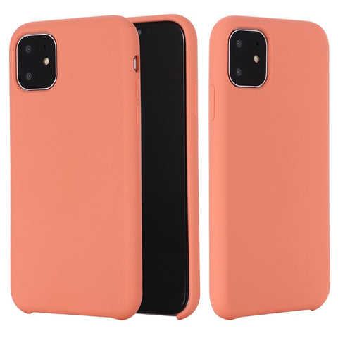 Anti-scratch Soft Liquid Silicone Phone Shell Mobile Phone Bag Case for iPhone 11 6.1 inch (2019)