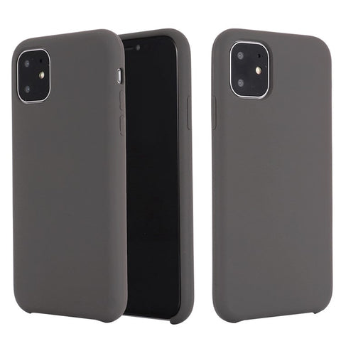 Anti-scratch Soft Liquid Silicone Phone Shell Mobile Phone Bag Case for iPhone 11 6.1 inch (2019)