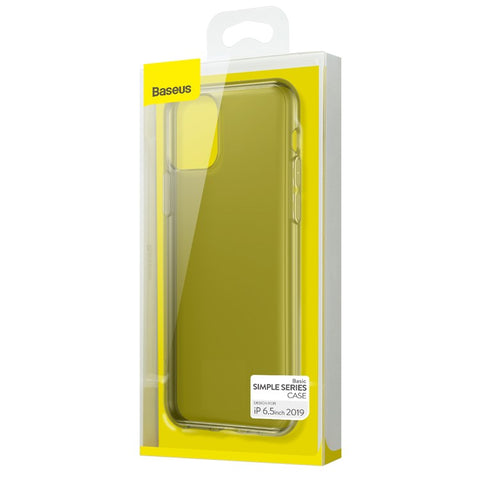 BASEUS Simple Series For iPhone 11 6.1 inch (2019) TPU Phone Case Clear Transparent Phone Cover