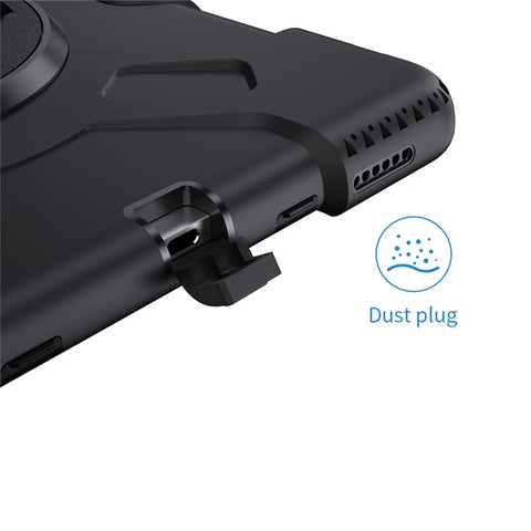 Kickstand Hybrid Tablet Case with Strap for iPad Air 11 (2025) / (2024) / Pro 11 (2022) / (2021) / (2020) / (2018)