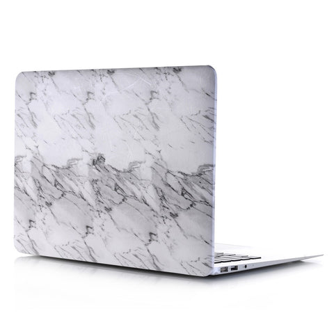 Marble Pattern Surface PU Leather Laptop Protective Cover for MacBook Air 13.3" Retina Display A2179 (2020)/ 13.3 inch (2018) A1932