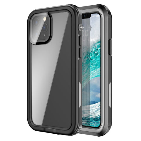 For iPhone 12 mini / 13 mini 5.4 inch IP68 Waterproof Case Shockproof Protective Phone Cover Shell