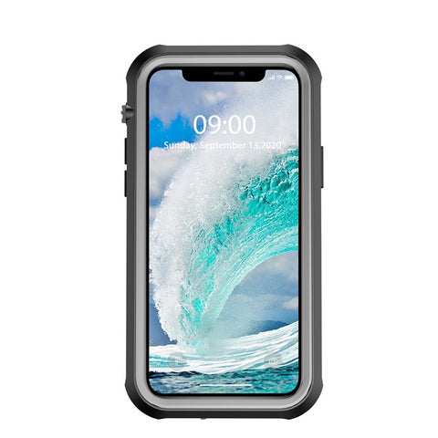 For iPhone 12 mini / 13 mini 5.4 inch IP68 Waterproof Case Shockproof Protective Phone Cover Shell