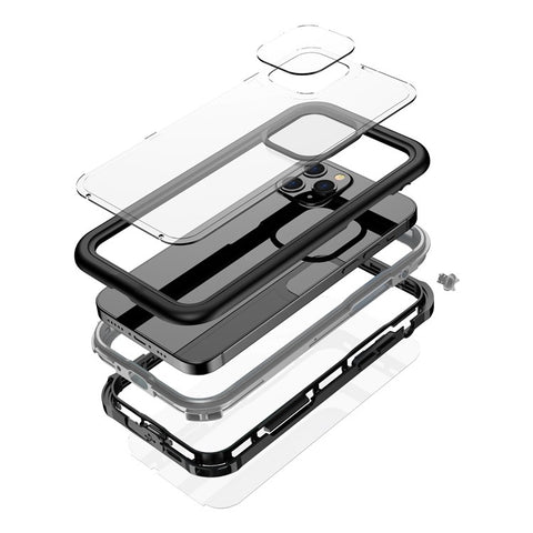 For iPhone 12 mini / 13 mini 5.4 inch IP68 Waterproof Case Shockproof Protective Phone Cover Shell