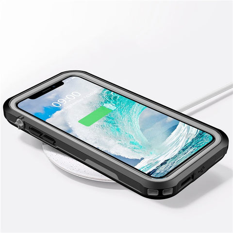 For iPhone 12 mini / 13 mini 5.4 inch IP68 Waterproof Case Shockproof Protective Phone Cover Shell