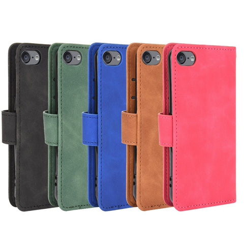 Skin-touch PU Leather with Wallet Shell for iPod Touch (2019)/6/5