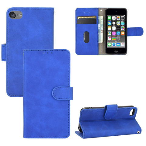 Skin-touch PU Leather with Wallet Shell for iPod Touch (2019)/6/5