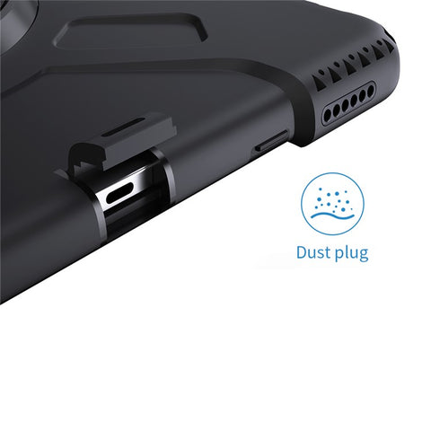 Thicken Kickstand PC Silicone Hybrid Shell Case for iPad Air 13 (2026) / (2025) / (2024) / Pro 12.9 (2022) / (2021) / (2020) / (2018)