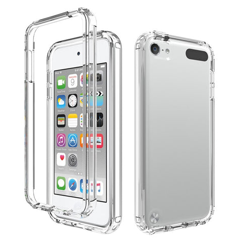 High Transmittance Hybrid Shockproof Phone Protector Case Cover for iPod Touch 5 / 6 / 7