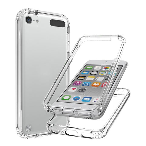 High Transmittance Hybrid Shockproof Phone Protector Case Cover for iPod Touch 5 / 6 / 7
