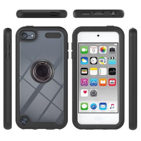 Kickstand Design TPU + PC Hybrid Phone Cover Case for iPod Touch (2019) / Touch 6 / Touch 5