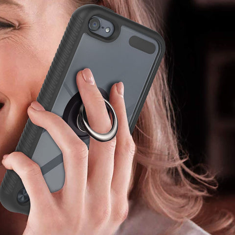 Kickstand Design TPU + PC Hybrid Phone Cover Case for iPod Touch (2019) / Touch 6 / Touch 5