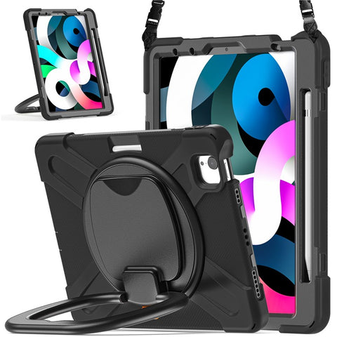 PC + Silicone Case with Strap for iPad Air 11 (2026) / (2025) / (2024) / Air (2020) / (2022) / Pro 11 (2022) / (2021) / (2020) / (2018)