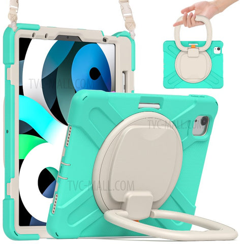 PC + Silicone Case with Strap for iPad Air 11 (2026) / (2025) / (2024) / Air (2020) / (2022) / Pro 11 (2022) / (2021) / (2020) / (2018)