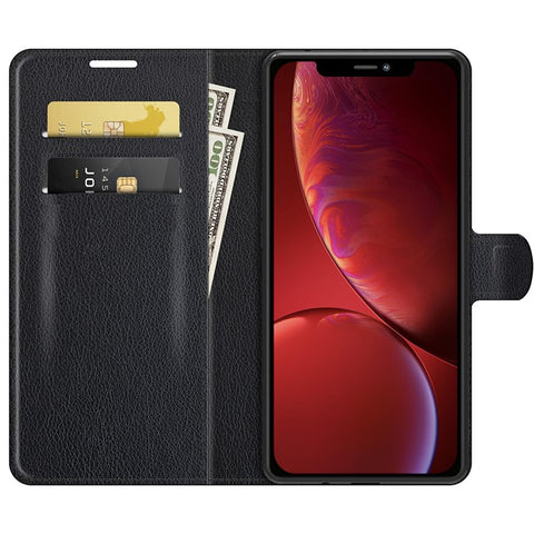 Full Protective Litchi Skin Leather Wallet Case Mobile Phone Stand Case Cover for iPhone 13 mini 5.4 inch