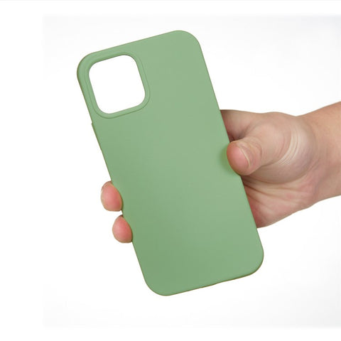 For iPhone 13 mini Liquid Silicone Phone Protective Case Back Shell