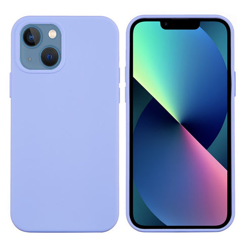 For iPhone 13 mini Liquid Silicone Phone Protective Case Back Shell