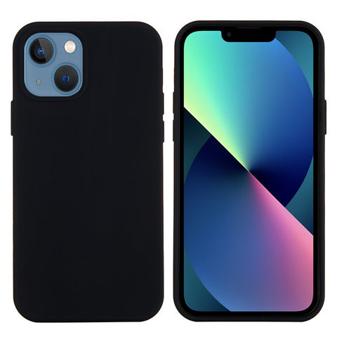 For iPhone 13 mini Liquid Silicone Phone Protective Case Back Shell