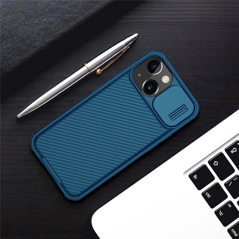 NILLKIN CamShield Pro for iPhone 13 mini 5.4 inch Durable PC + TPU Combo Hybrid Phone Cover with Camera Protection