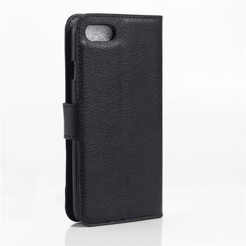 Litchi Grain Leather Wallet Case Flip Folio Stand Protective Cover for iPhone SE 2nd Gen (2020)/SE (2022)/8/7 4.7 inch