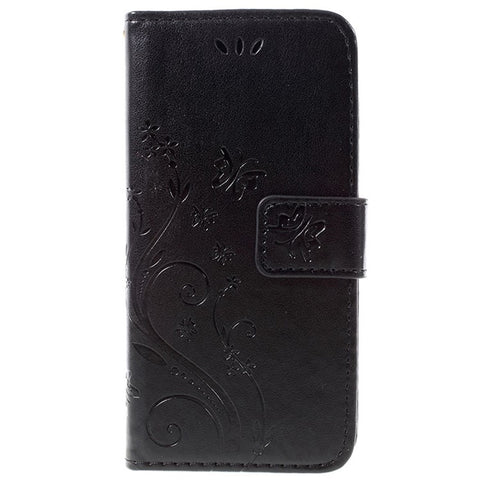 PU Leather Case for iPhone SE (2020)/SE (2022)/8/7 4.7 inch Phone Wallet Cover with Strap
