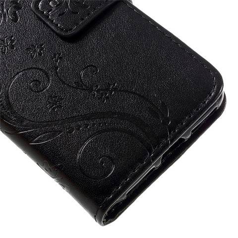 PU Leather Case for iPhone SE (2020)/SE (2022)/8/7 4.7 inch Phone Wallet Cover with Strap