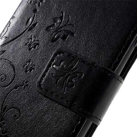 PU Leather Case for iPhone SE (2020)/SE (2022)/8/7 4.7 inch Phone Wallet Cover with Strap