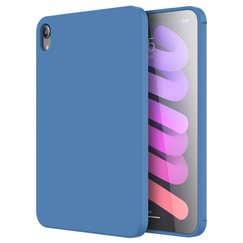 MUTURAL Fall-Proof Liquid Silicone+PC Microfiber Lining Protective Tablet Case Cover for iPad mini (2024) / mini (2021)
