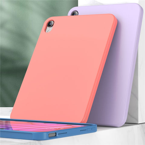 MUTURAL Fall-Proof Liquid Silicone+PC Microfiber Lining Protective Tablet Case Cover for iPad mini (2024) / mini (2021)