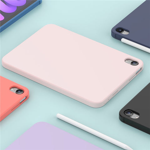 MUTURAL Fall-Proof Liquid Silicone+PC Microfiber Lining Protective Tablet Case Cover for iPad mini (2024) / mini (2021)