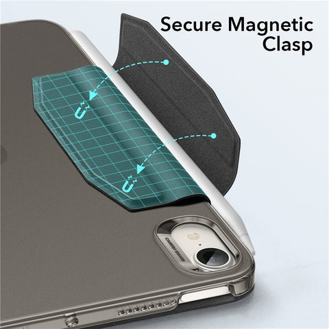 ESR Trifold Stand Smart Case for iPad mini (2024) / mini (2021), PU Leather+Hard PC Back Cover with Pen Holder