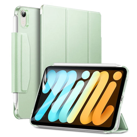 ESR Trifold Stand Smart Case for iPad mini (2024) / mini (2021), PU Leather+Hard PC Back Cover with Pen Holder
