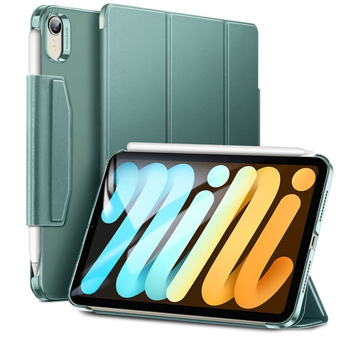 ESR Trifold Stand Smart Case for iPad mini (2024) / mini (2021), PU Leather+Hard PC Back Cover with Pen Holder