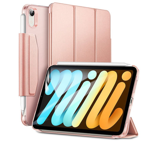 ESR Trifold Stand Smart Case for iPad mini (2024) / mini (2021), PU Leather+Hard PC Back Cover with Pen Holder