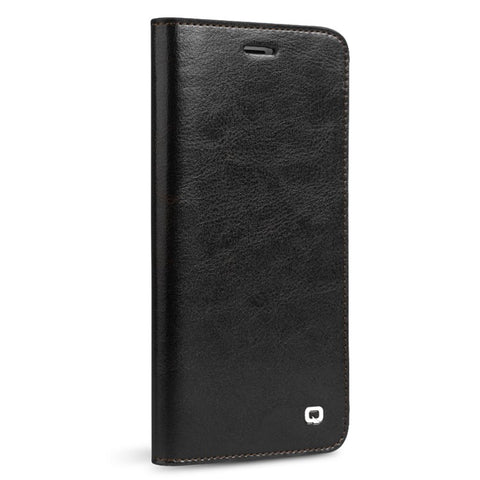 QIALINO Genuine Leather Phone Case for iPhone SE (2020) / SE (2022) / 8 / 7 4.7 inch inch Crazy Horse Texture Wallet Phone Cover