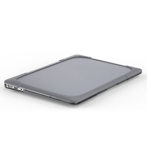 For Macbook Air 13.3 Inch See-through Full Protection PC TPU Case with Kickstand A1369/A1466