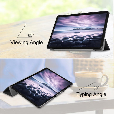 Tri-fold Stand PU Leather Smart Case for Samsung Galaxy Tab A 10.5 T595/T590