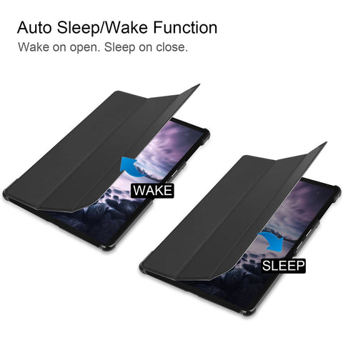 Tri-fold Stand PU Leather Smart Case for Samsung Galaxy Tab A 10.5 T595/T590