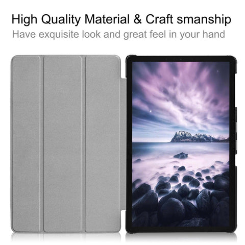 Tri-fold Stand PU Leather Smart Case for Samsung Galaxy Tab A 10.5 T595/T590