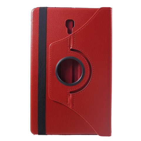 Litchi Skin PU Leather Cover [With 360 Degree Rotary Stand] for Samsung Galaxy Tab A 10.5 (2018) T590 T595