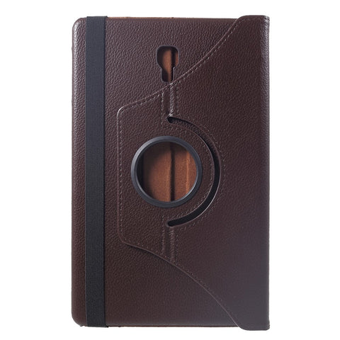 Litchi Skin PU Leather Cover [With 360 Degree Rotary Stand] for Samsung Galaxy Tab A 10.5 (2018) T590 T595